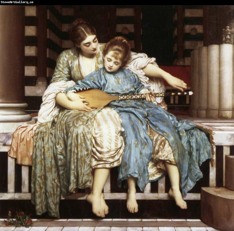 Lord Frederic Leighton The Muisc Lesson